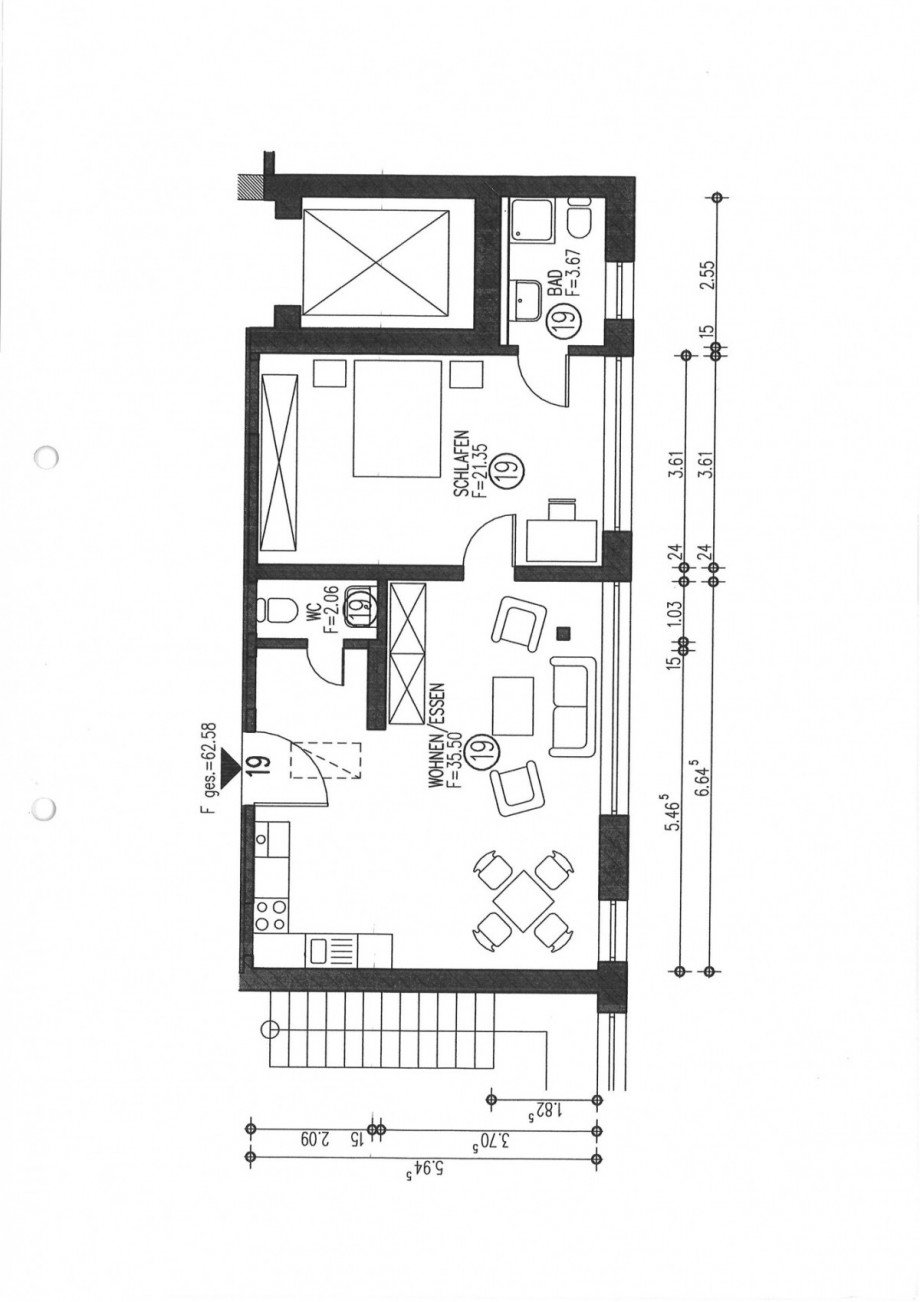 Grundriss Dachgeschosswohnung M�nchengladbach