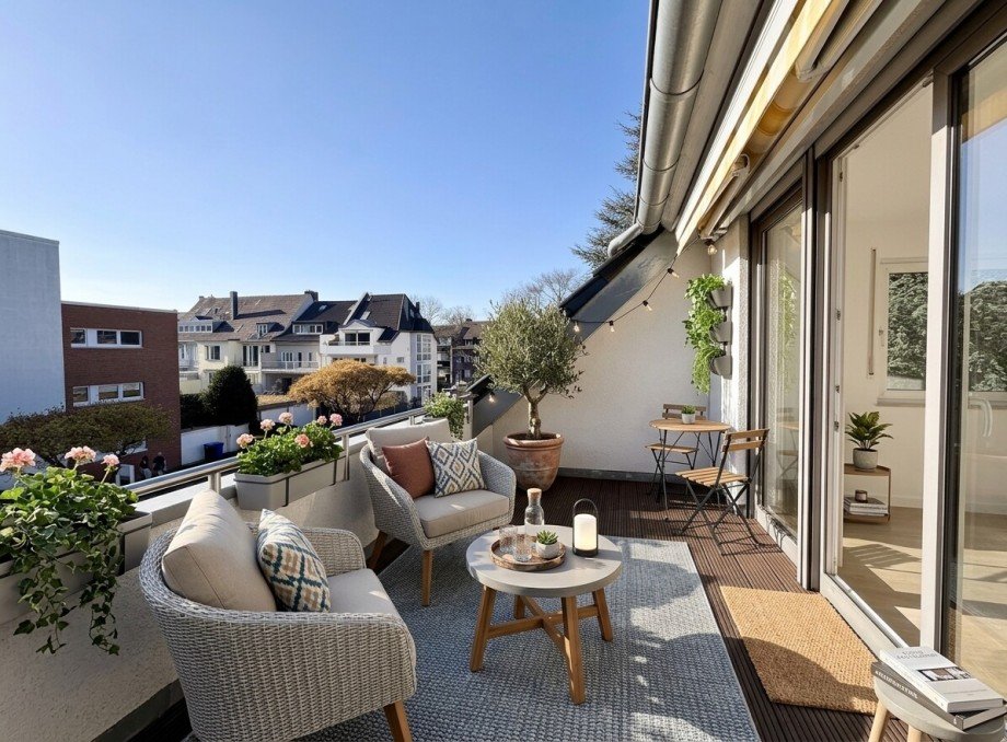 Einrichtungsbeispiel Maisonettewohnung M�nchengladbach