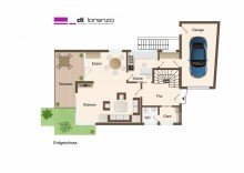 #893_Erdgeschoss_Grundriss **RUHEoase*FREIstehendes EFH mit GROSSER Garage und Carport-Kamphausener H�he***