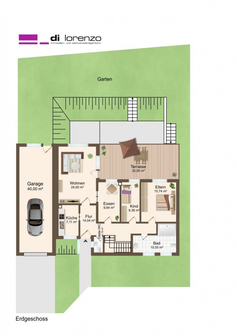 Grundriss EG Bungalow Wegberg