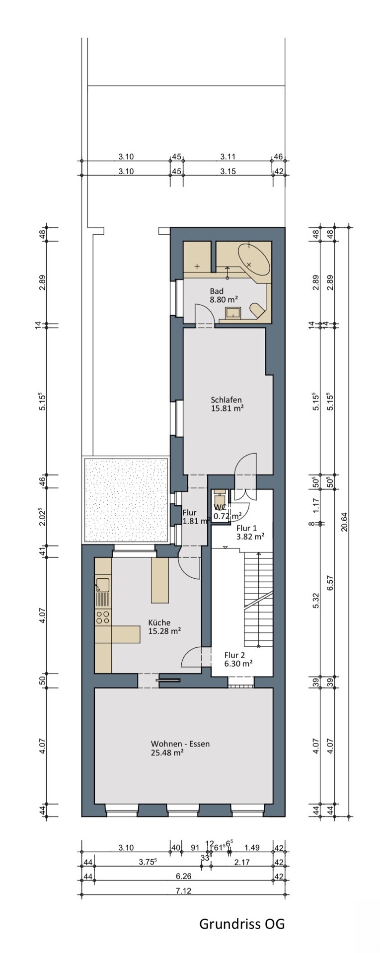 Obergeschoss Mehrfamilienhaus M�nchengladbach