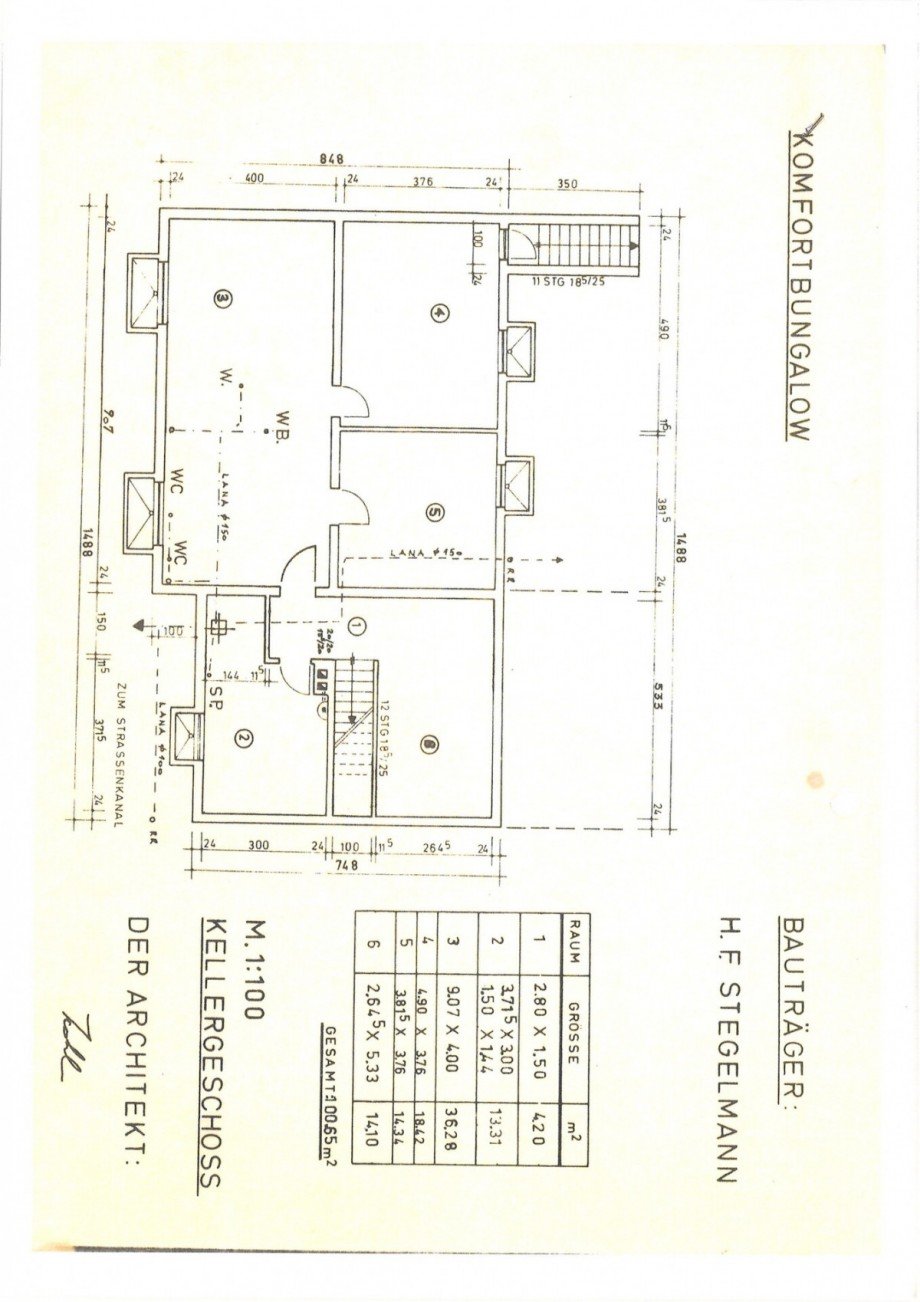 #929_Kellergeschoss Bungalow Wegberg