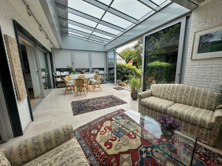 Wintergarten Innenansicht Bungalow M�nchengladbach / Kamphausener H�he