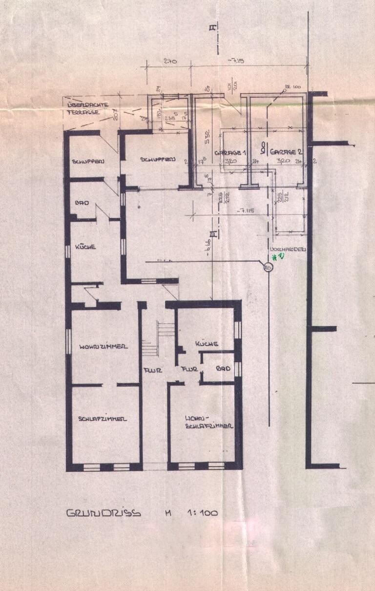 Grundriss EG Mehrfamilienhaus Viersen