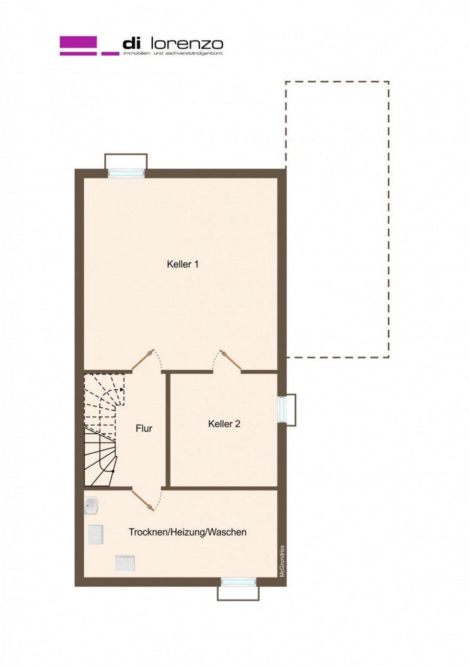 #918_Keller_Grundriss Doppelhaush�lfte M�nchengladbach