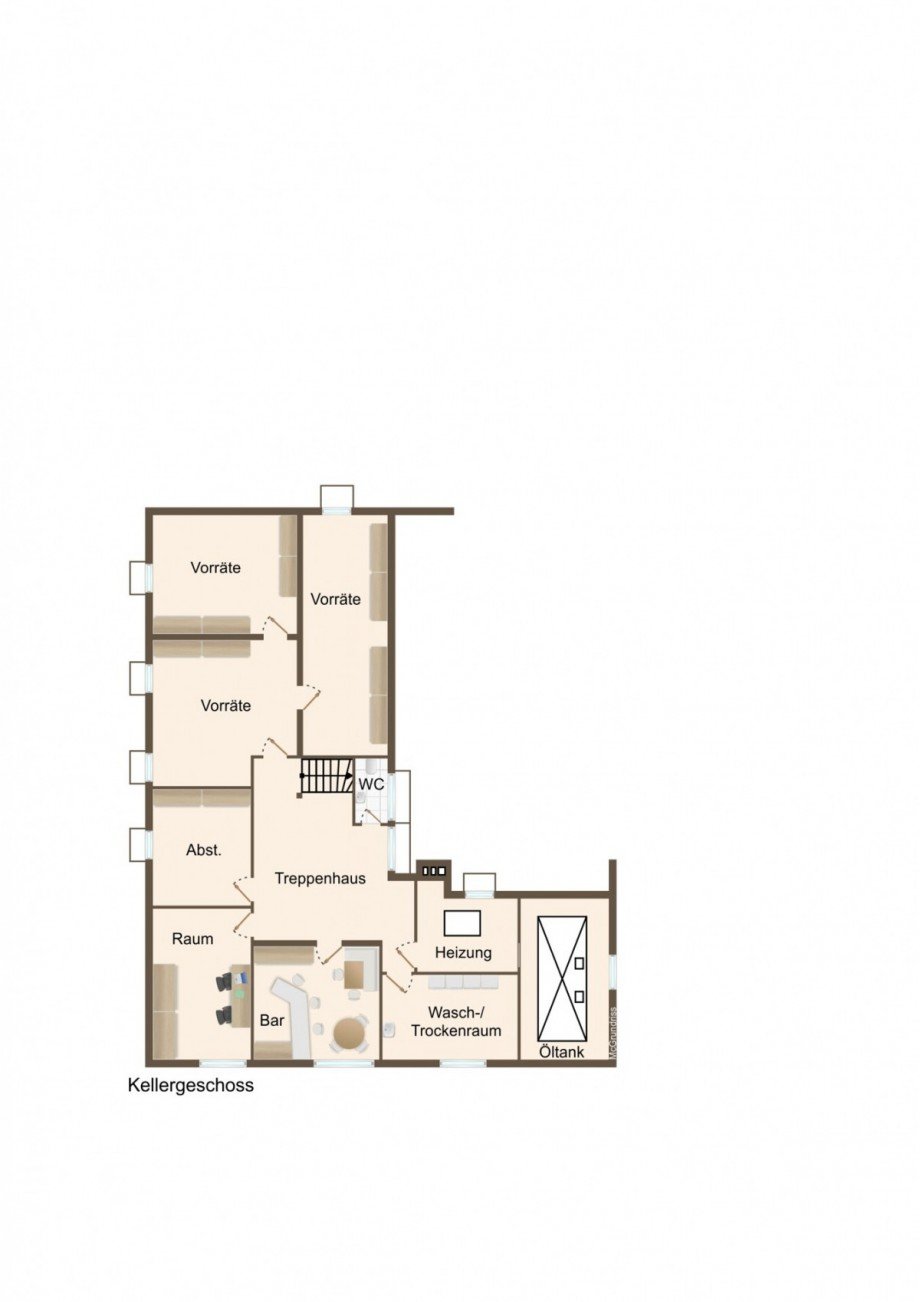 #899_ Grundriss Keller Einfamilienhaus Heinsberg