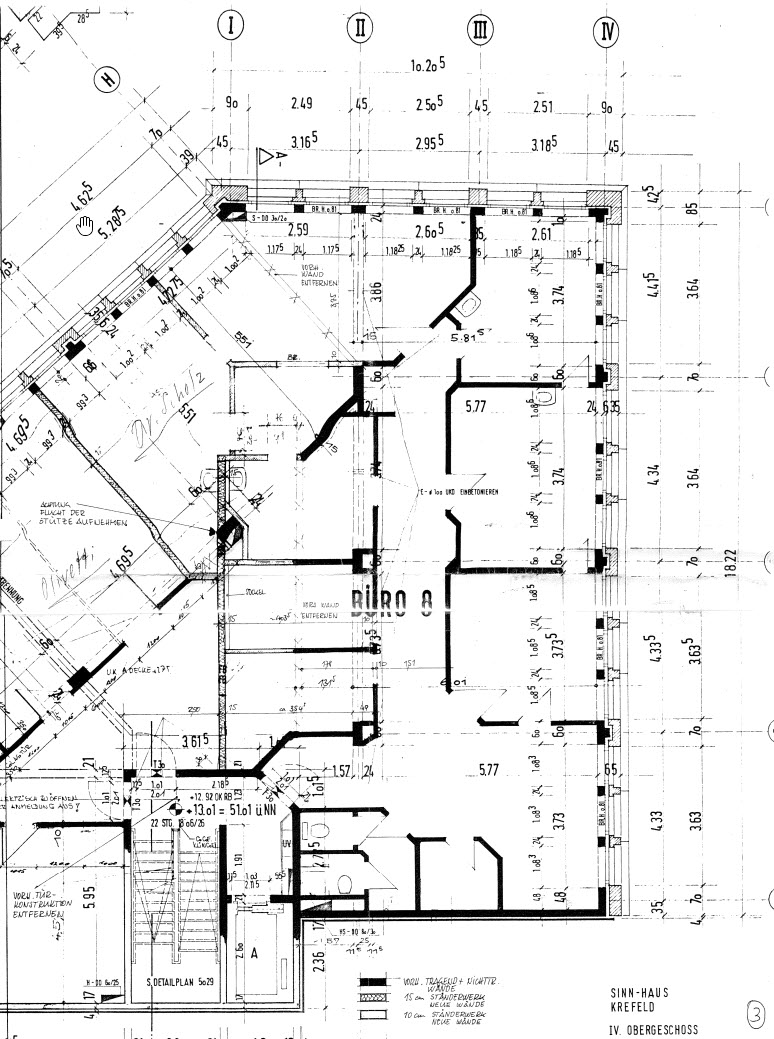 7011-GRUNDRISS B�ro / Praxis Krefeld