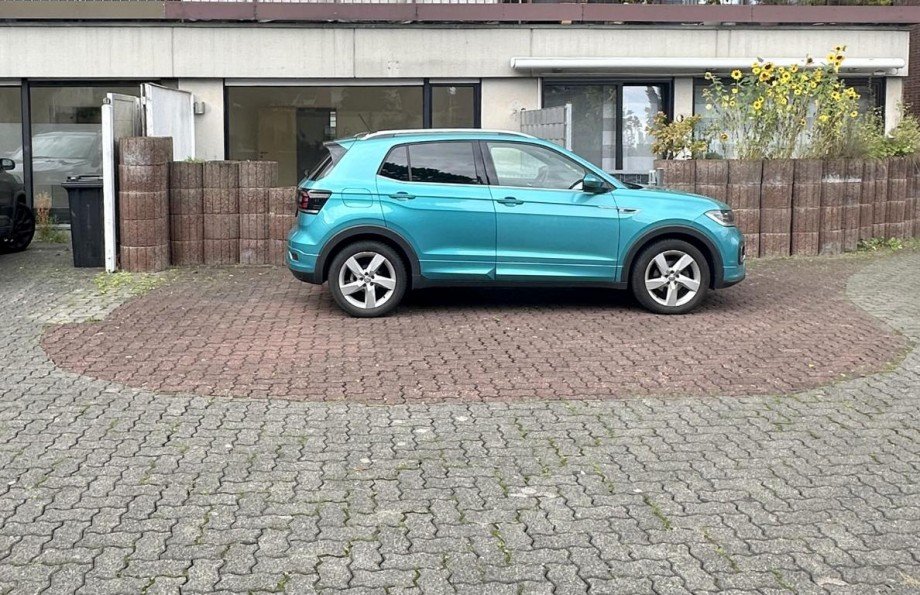 Markierung f�r Stellfl�che Erdgeschosswohnung M�nchengladbach
