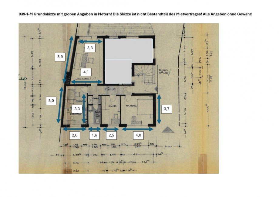 04--939-1-GRUNDRISS-EG links-SKIZZE-1 Erdgeschosswohnung M�nchengladbach