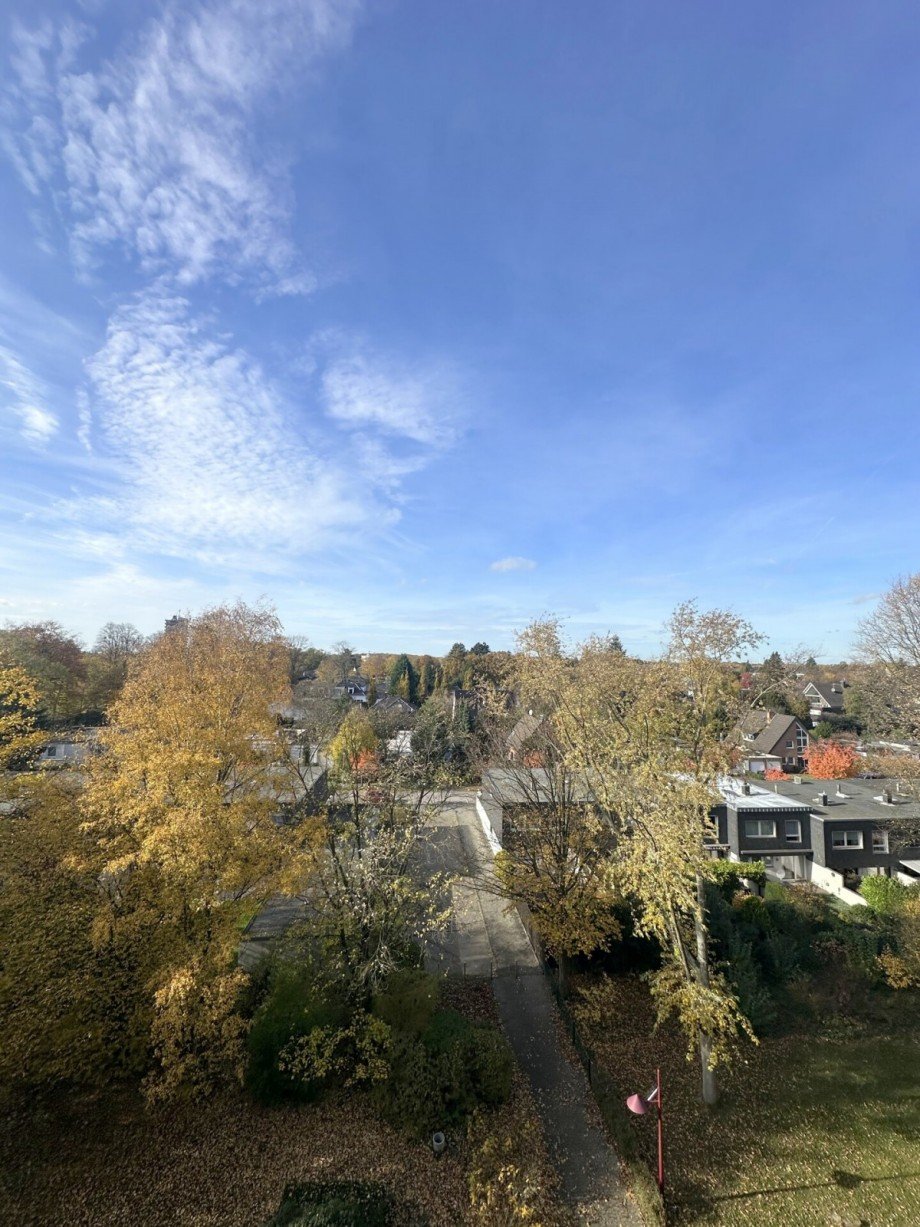 Aussicht vom Balkon Etagenwohnung M�nchengladbach