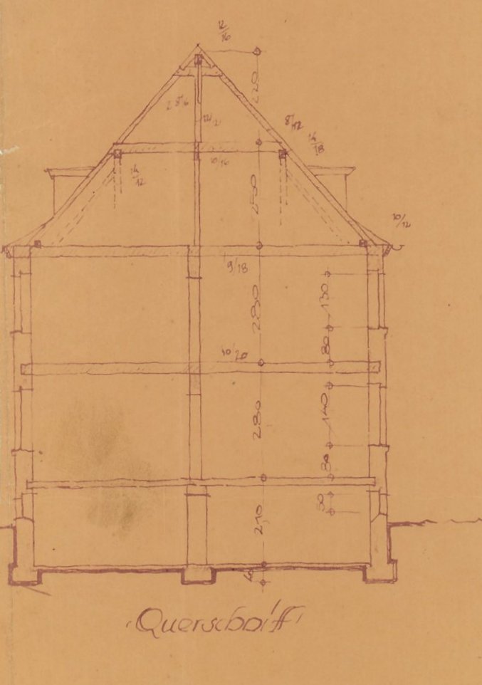 Schnitt Mehrfamilienhaus M�nchengladbach