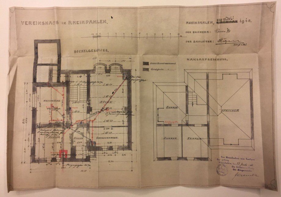 #925_Grundriss_Sockelgeschoss_Mansarde Stadthaus M�nchengladbach