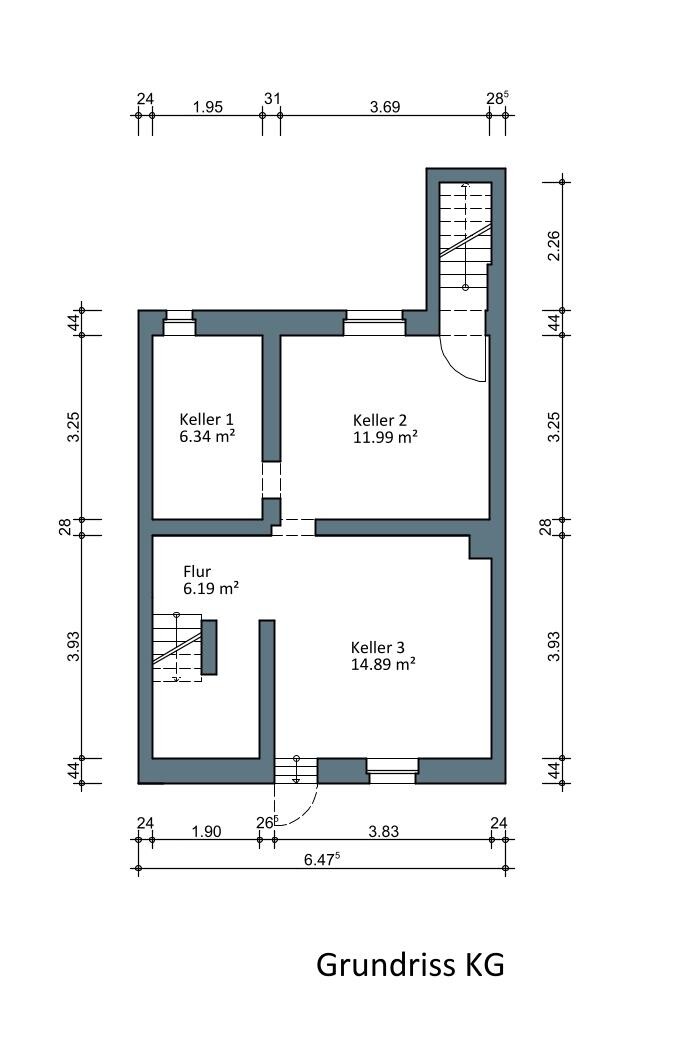 Keller Reihenmittelhaus M�nchengladbach