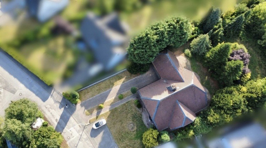 Ansicht von oben Villa M�nchengladbach