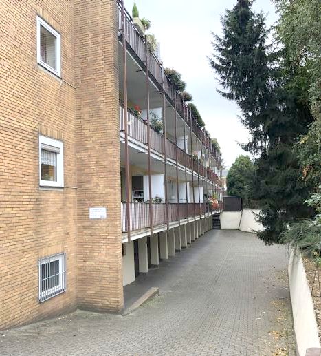R�ckansicht Balkone Etagenwohnung M�nchengladbach / Rheydt