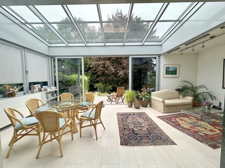 Wintergarten Innenansicht Bungalow M�nchengladbach / Kamphausener H�he