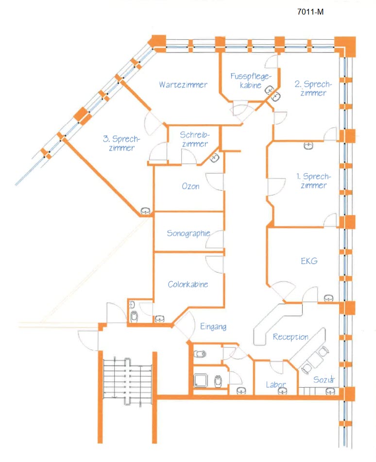 7011-GRUNDRISS-SYMBOL B�ro / Praxis Krefeld