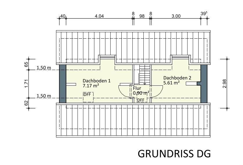 Grundriss DG Einfamilienhaus M�nchengladbach