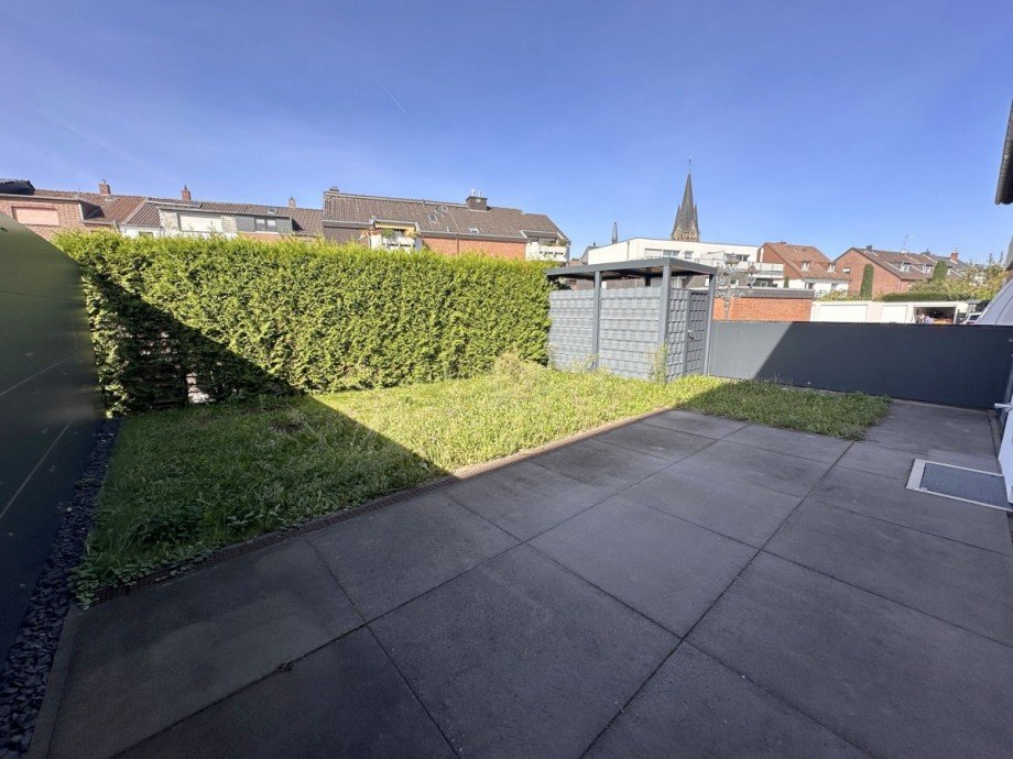 Garten Doppelhaush�lfte M�nchengladbach