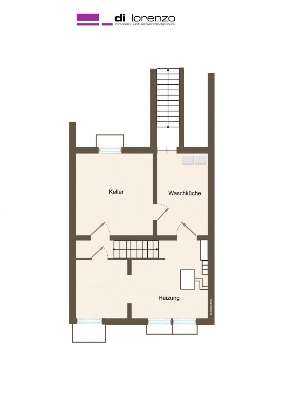 Kellergeschoss Reihenmittelhaus M�nchengladbach