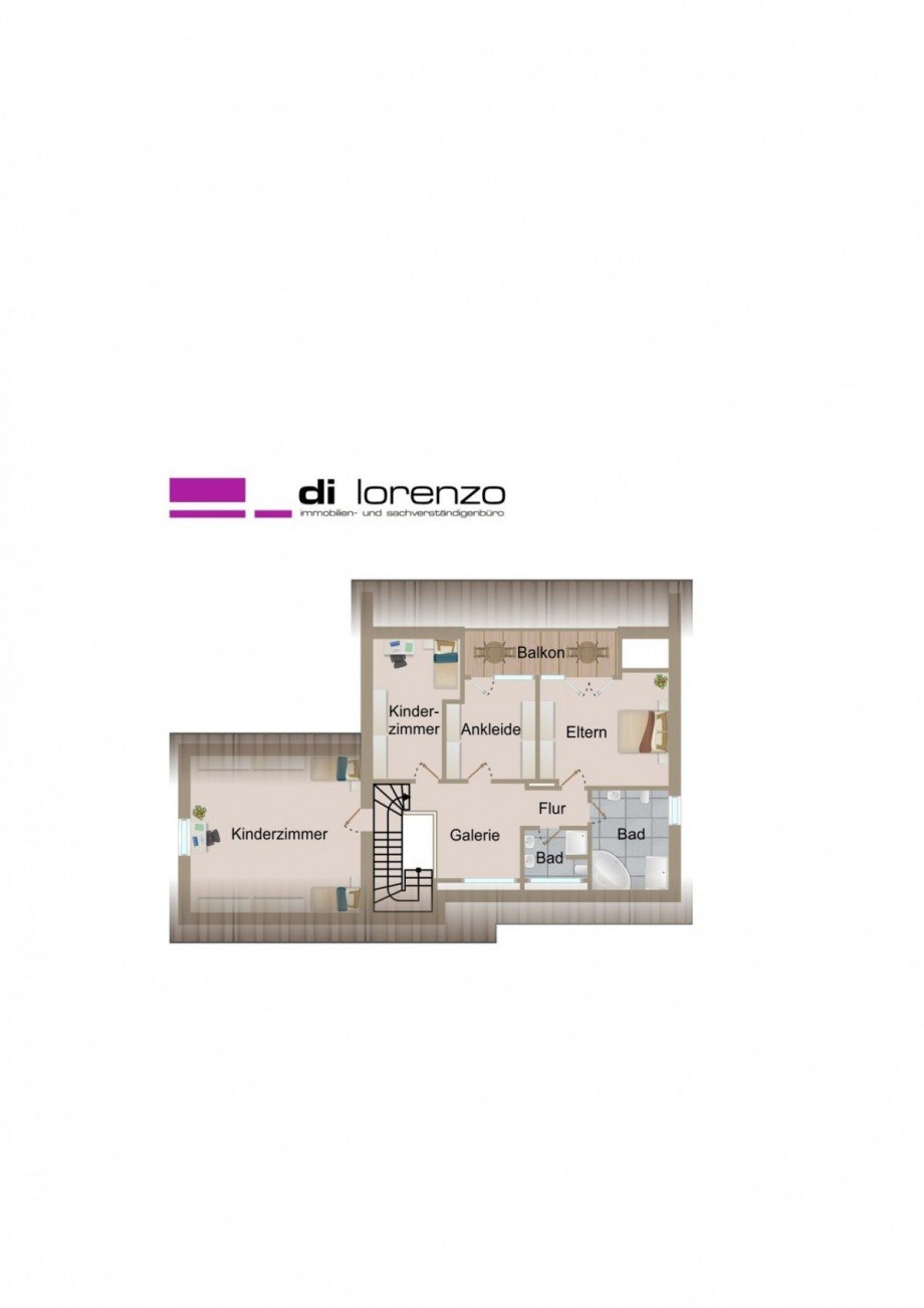 Obergeschoss Villa M�nchengladbach