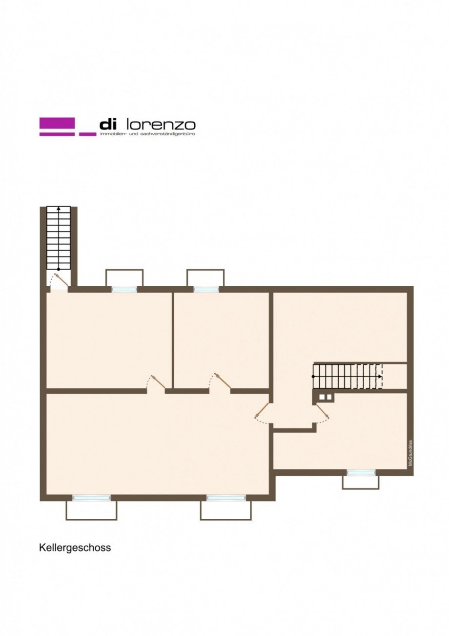 Grundriss KG Bungalow Wegberg