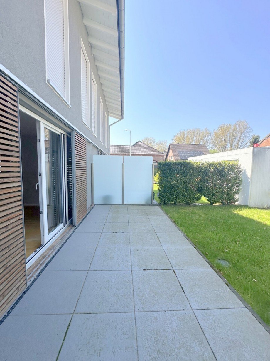 Terrasse Doppelhaush�lfte M�nchengladbach