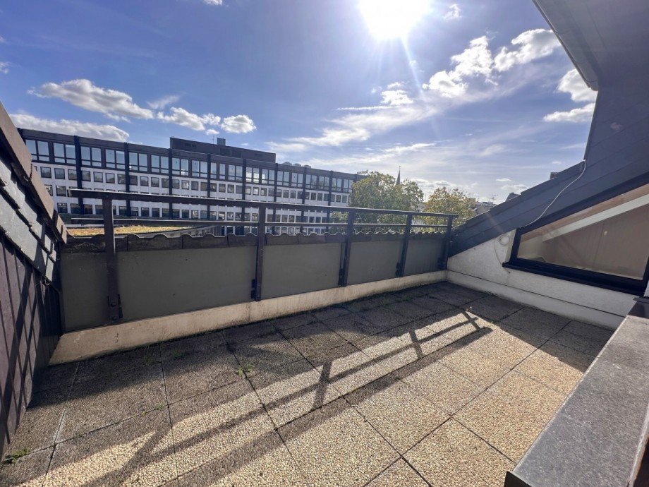 Balkon Dachgeschosswohnung M�nchengladbach