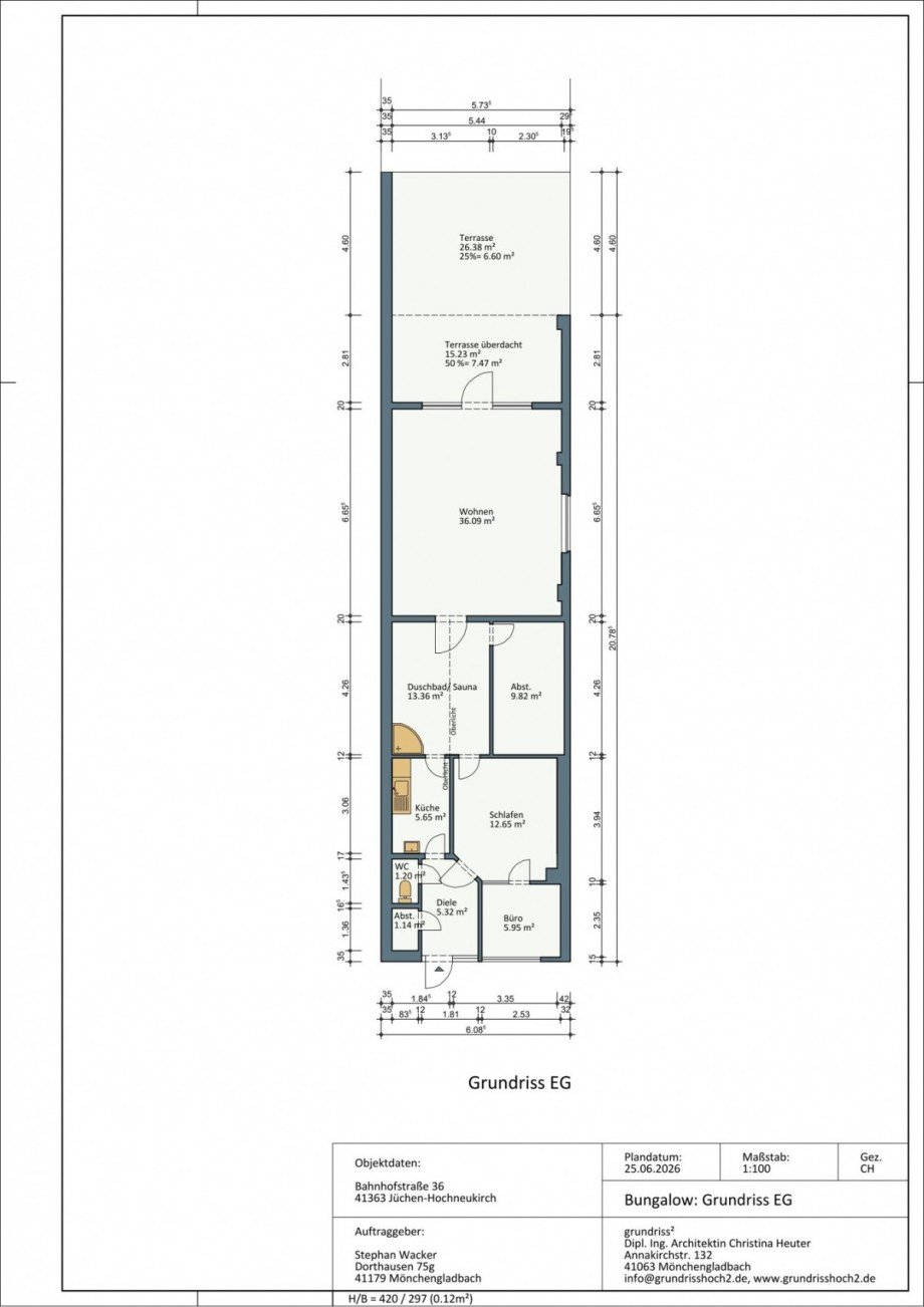 Grundriss Bungalow Stadthaus J�chen