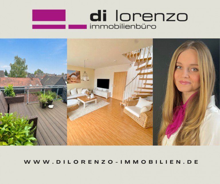 Titelbild Korschenbroich Maisonettewohnung Gepflegte Maisonette Wohnung mit 2 PKW-Stellpl�tzen & gro�er Sonnenterrasse in Kleinenbroich!