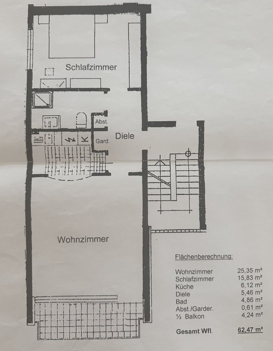 Grundriss Etagenwohnung Neuss