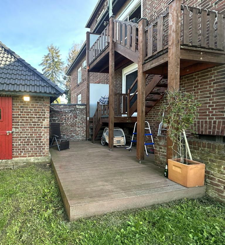Anbau Balkon und Terrasse Mehrfamilienhaus M�nchengladbach