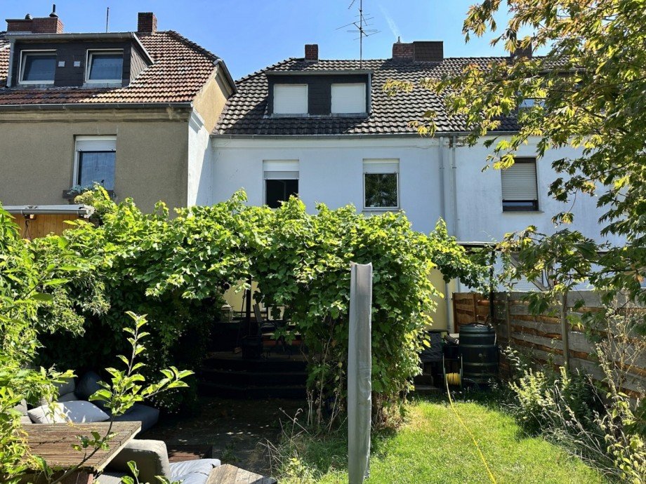 Ansicht von Garten auf Rp�ckfront Reihenmittelhaus M�nchengladbach
