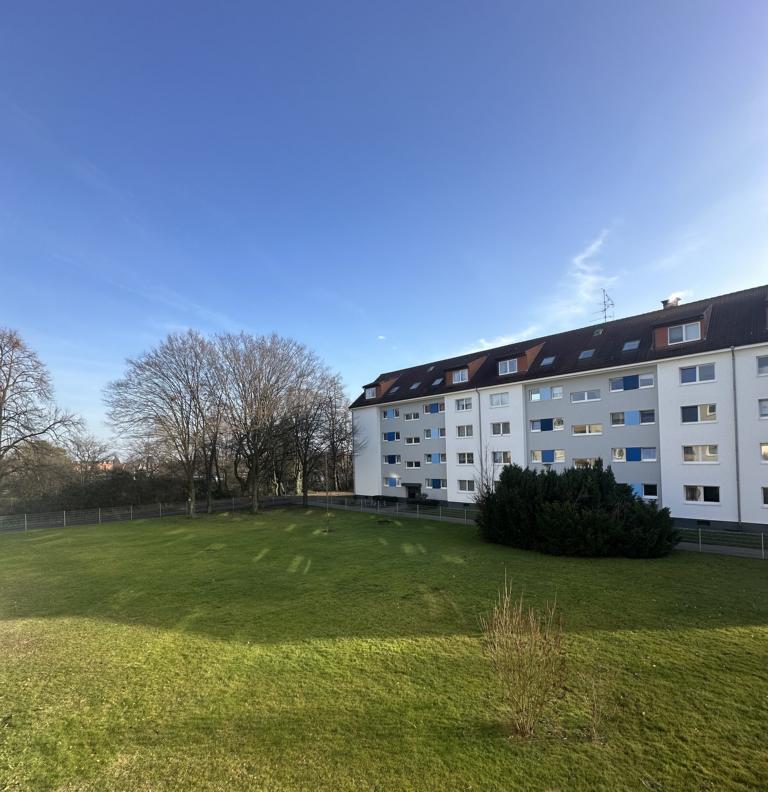 Blick von Loggia Etagenwohnung M�nchengladbach