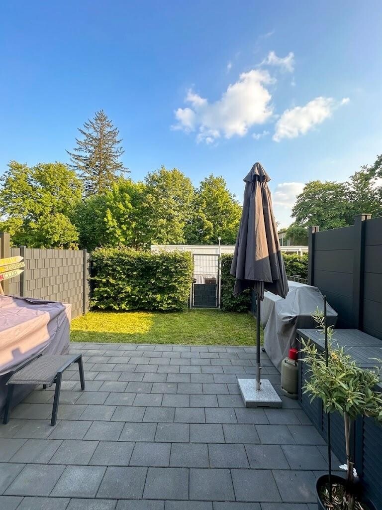 Terrasse und Garten Reihenmittelhaus M�nchengladbach