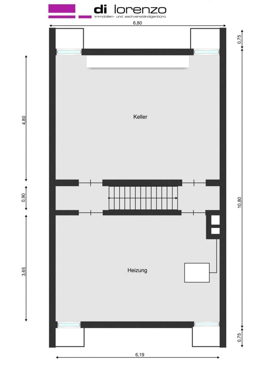#859 Grundriss Keller Einfamilienhaus Viersen