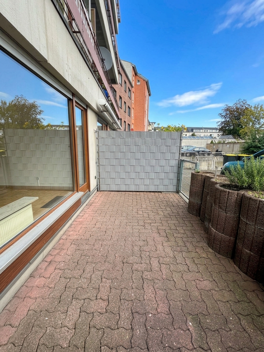 Terrasse Erdgeschosswohnung M�nchengladbach