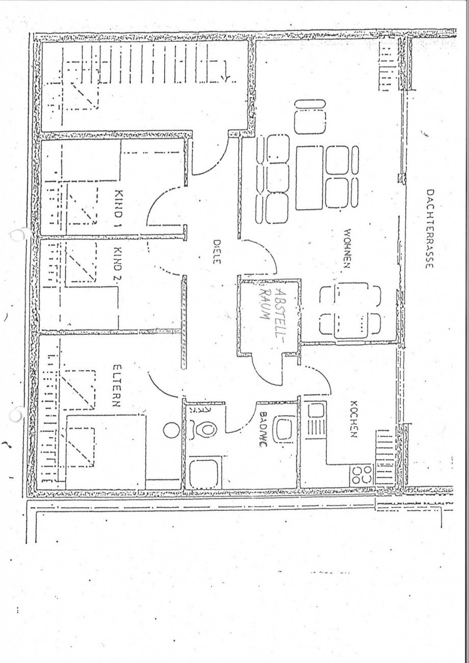 #948_DG Zeichnung 3 jpeg Dachgeschosswohnung M�nchengladbach