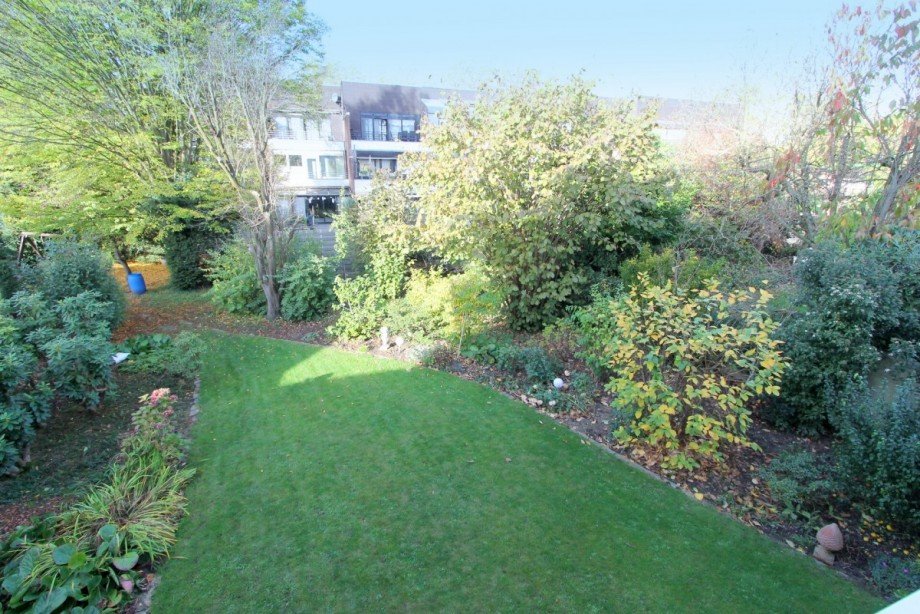 Ausblick vom Balkon Erdgeschosswohnung M�nchengladbach