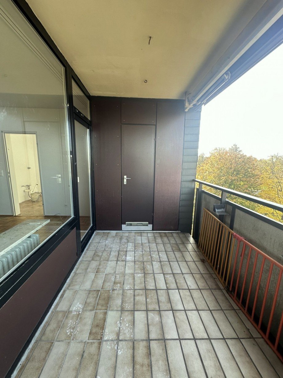 Balkon mit Abstellkammer Etagenwohnung M�nchengladbach