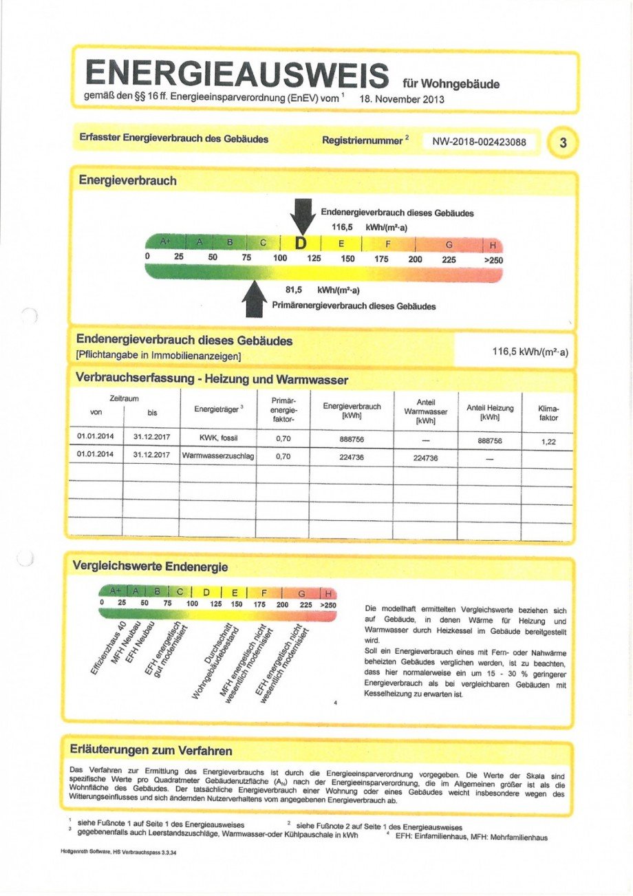 #927_Energieausweis_3 Etagenwohnung Neuss