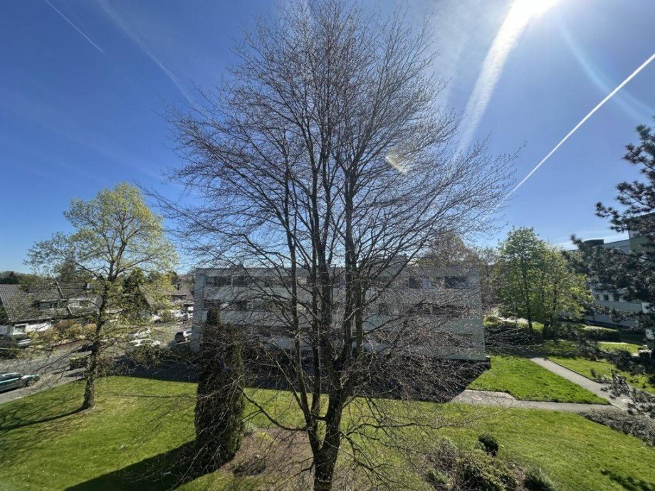 Aussicht vom Balkon Etagenwohnung M�nchengladbach