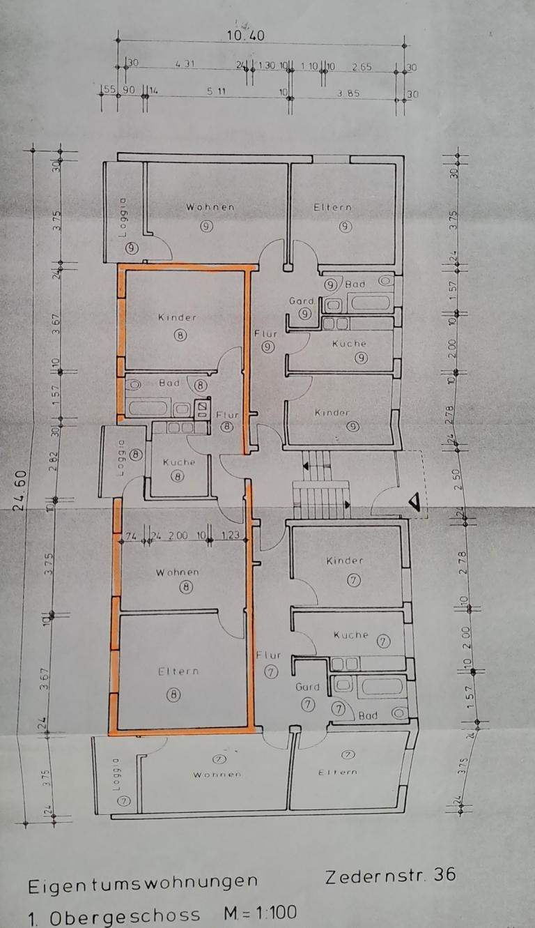 Grundriss Wohnung Etagenwohnung M�nchengladbach