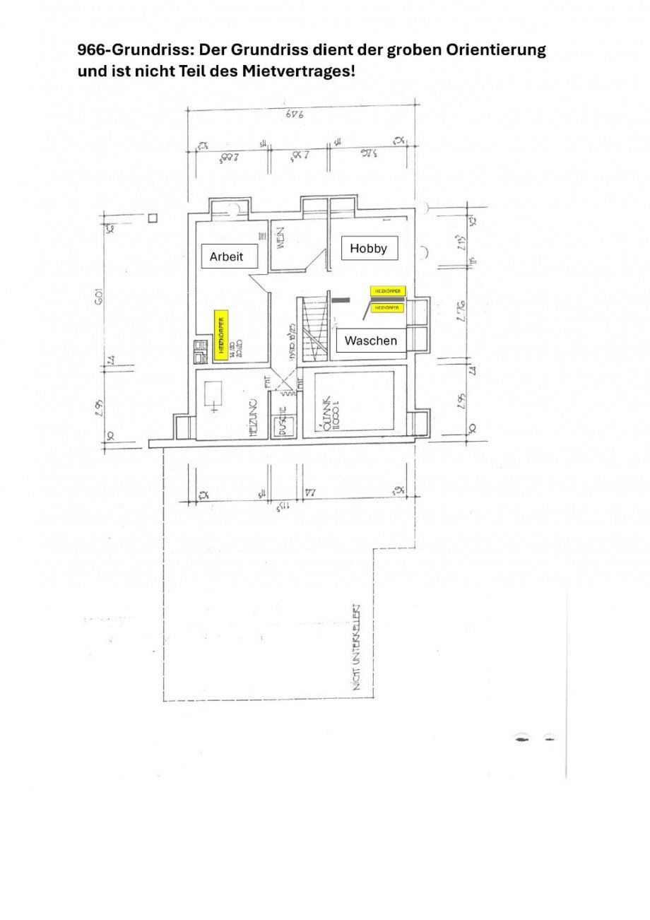 Grundriss KG Bungalow M�nchengladbach