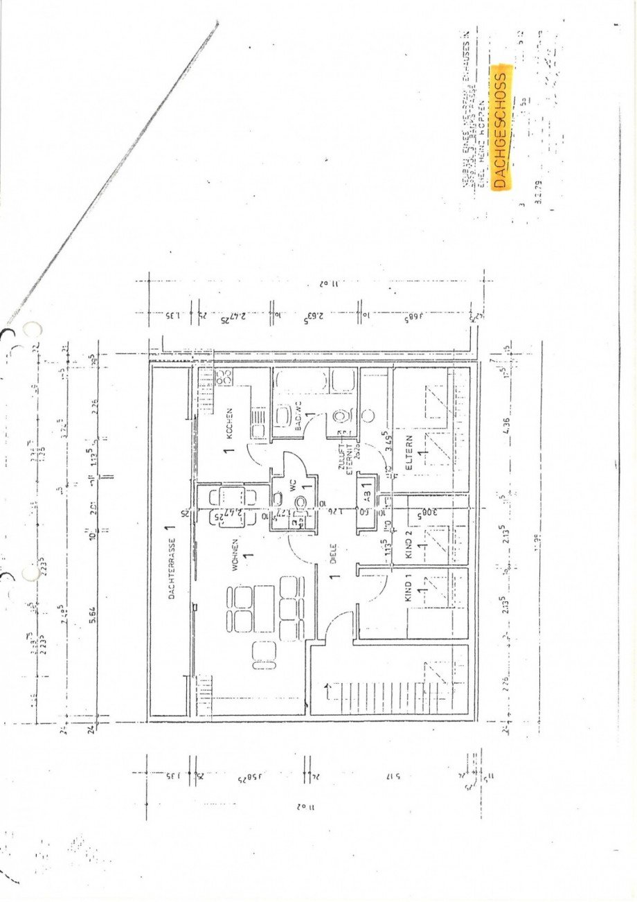 #948_Grundriss DG jpeg Dachgeschosswohnung M�nchengladbach