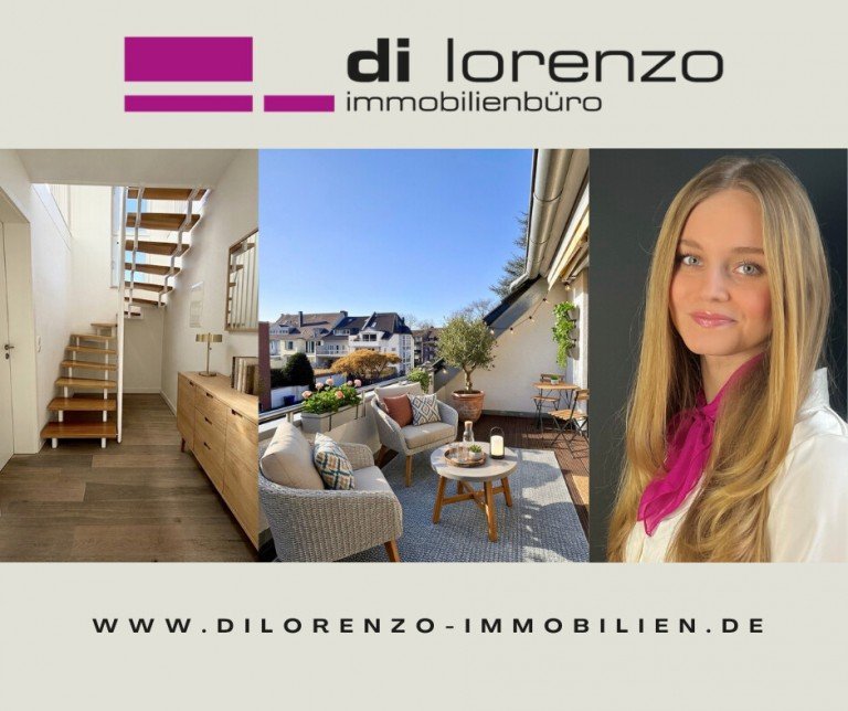 Titelbild M�nchengladbach Maisonettewohnung ***�ber den D�chern des Bunten Gartens*** Moderne 3-Zimmer Maisonette- Wohnung mit Loggia!