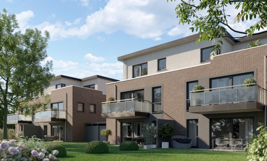 Gartenansicht St. Christophorus Erdgeschosswohnung M�nchengladbach
