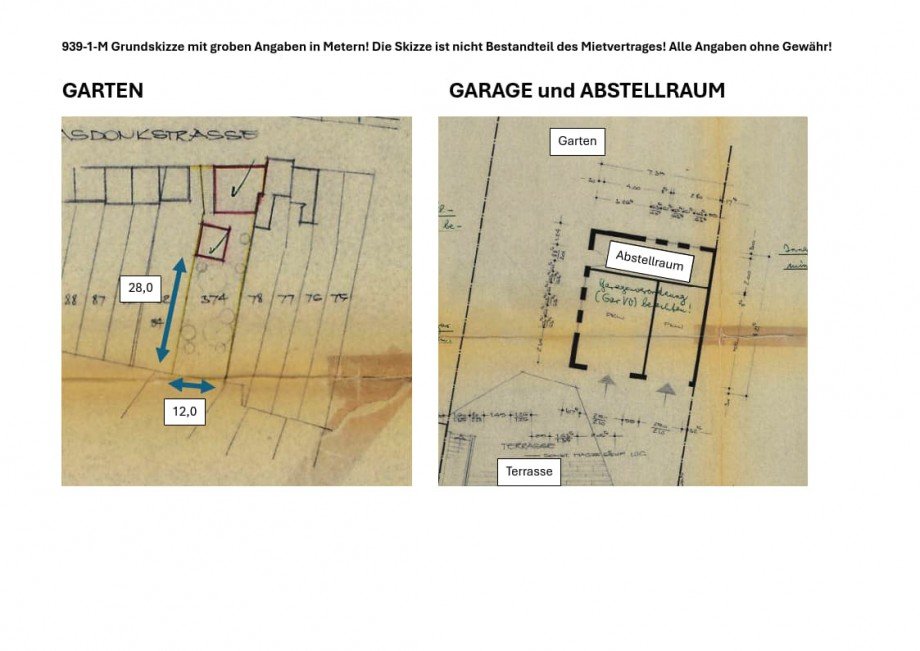 04--939-1-GRUNDRISS-GARTEN-SKIZZE-1 Erdgeschosswohnung M�nchengladbach