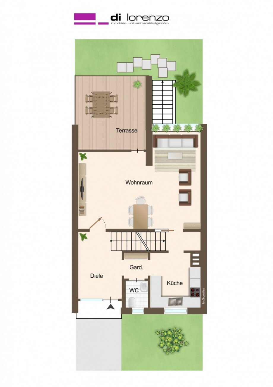 Erdgeschoss Reihenmittelhaus M�nchengladbach