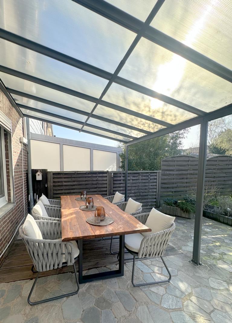 �berdachte Terrasse Reihenmittelhaus Viersen